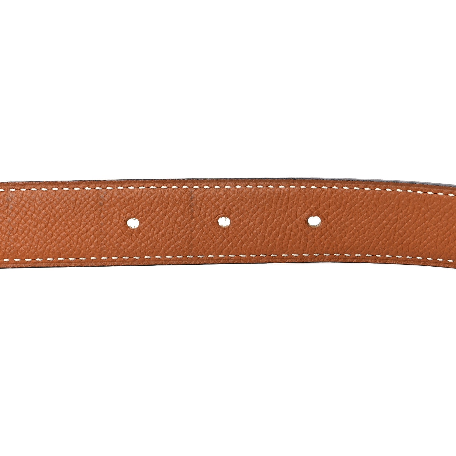 Hermes Epsom Swift 24mm H Belt 85 Gold Black 4 of 6