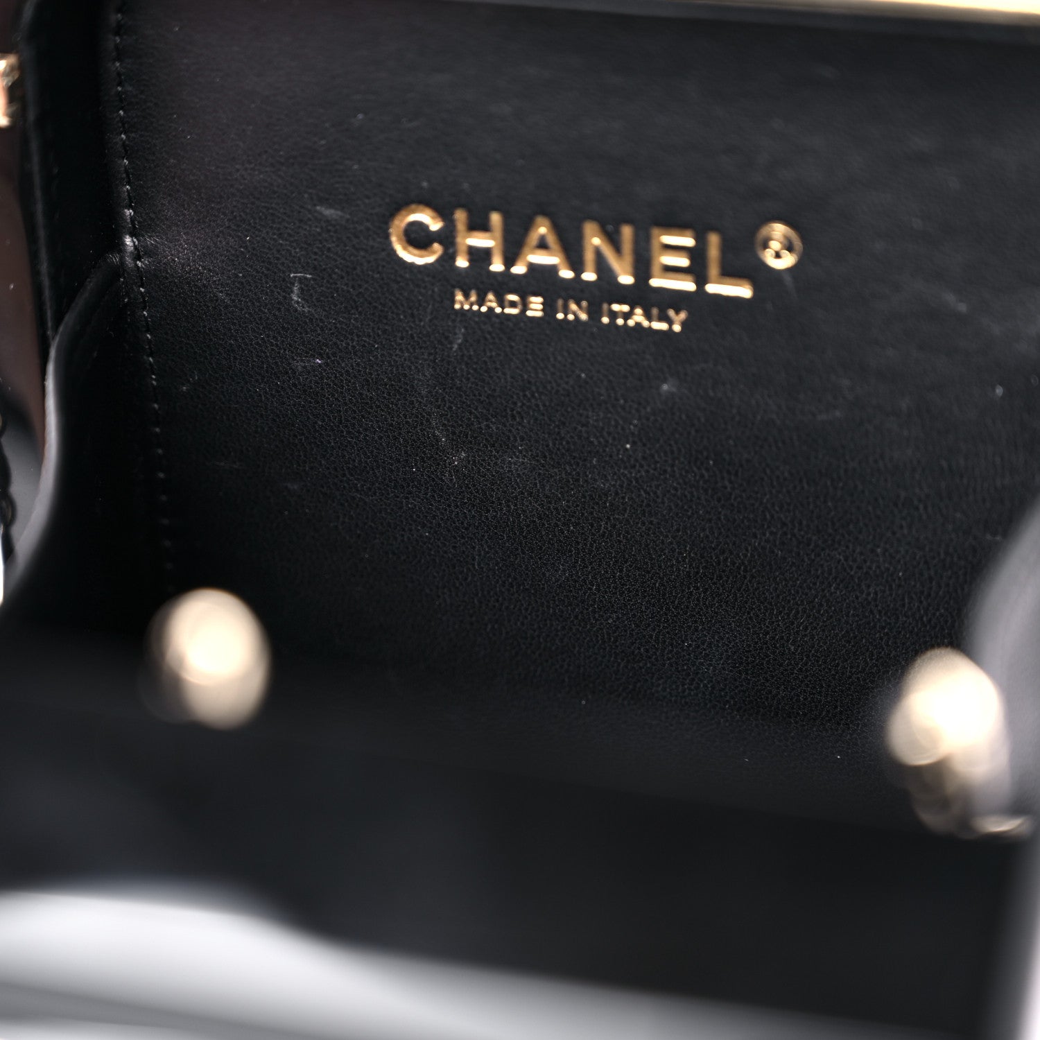Chanel Plexiglass Strass Mosaic No 5 Minaudière Clutch Black 11 of 13