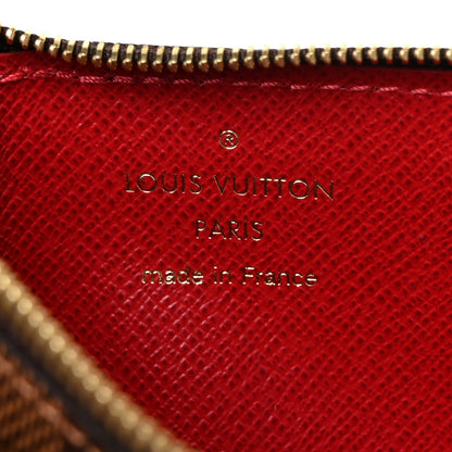 Louis Vuitton Damier Ebene Recto Verso Card Holder Red 6 of 9