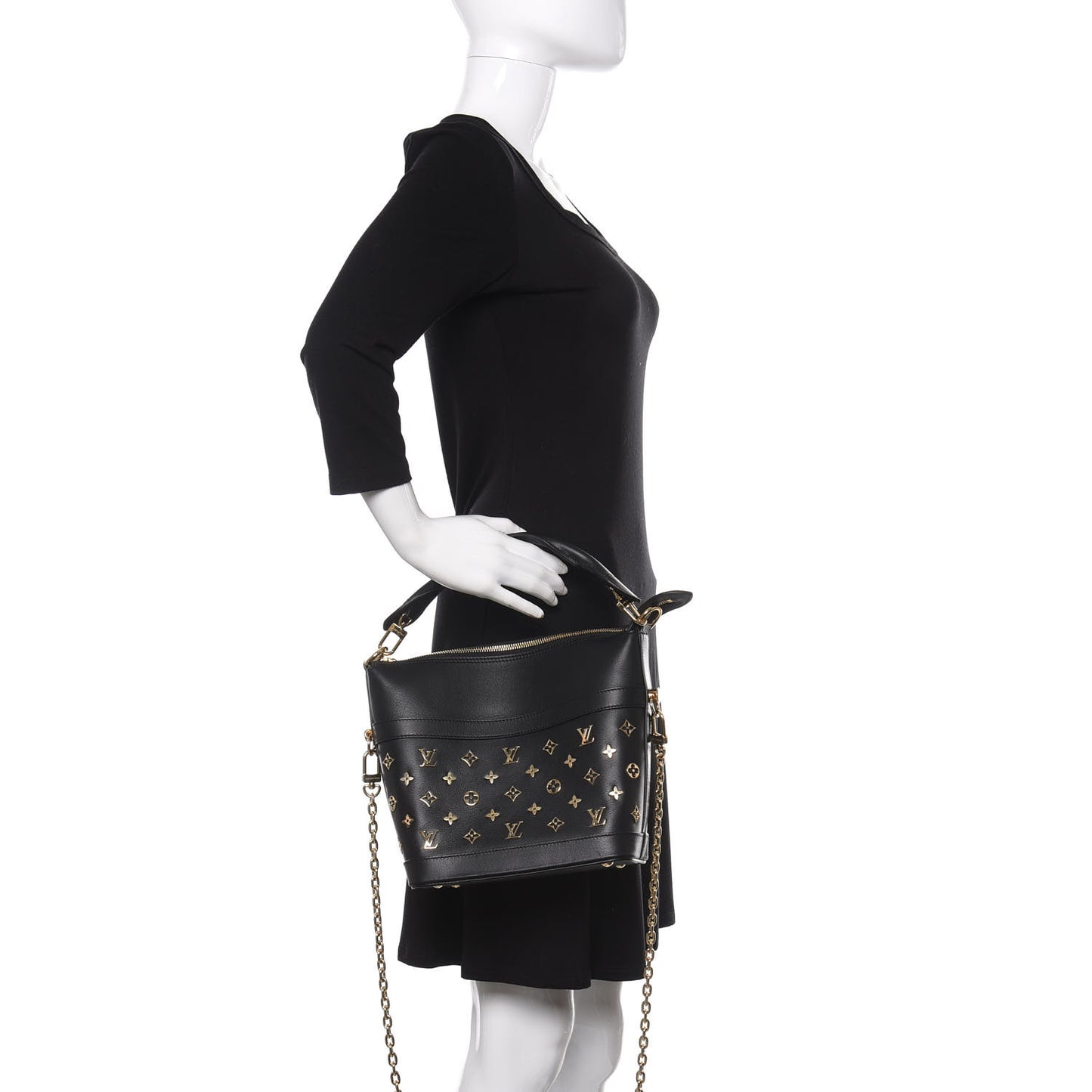 Calfskin Monogram Cruiser PM Black