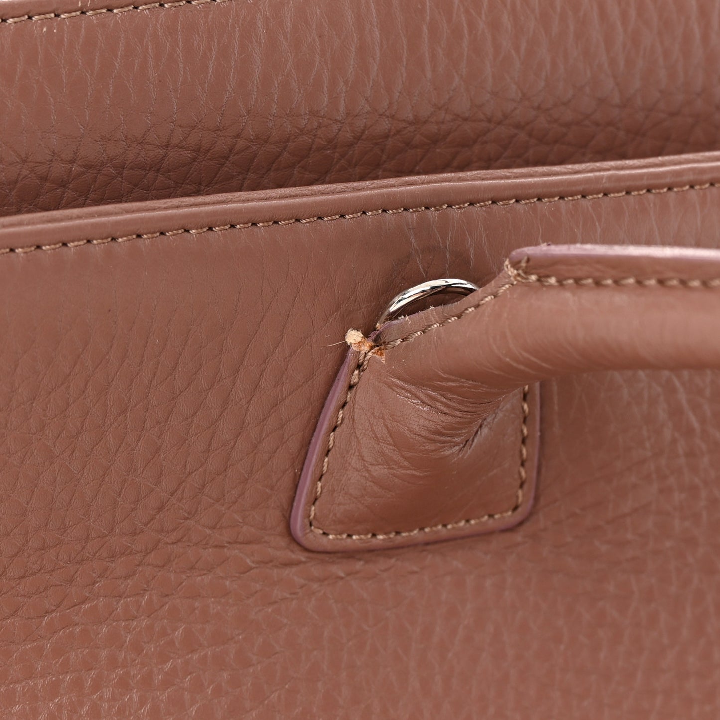 Calfskin XL Cerf Executive Shopper Tote Mauve