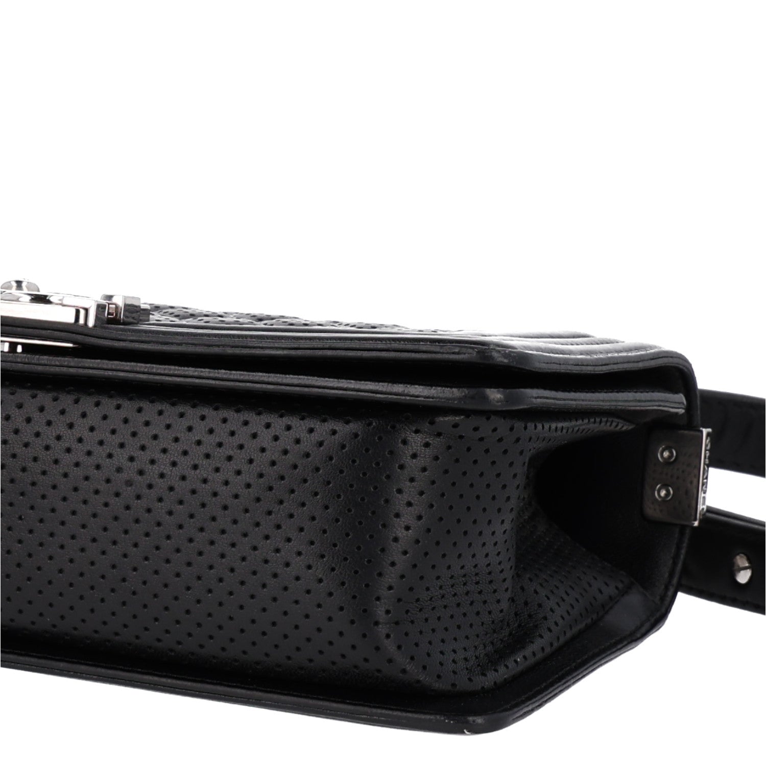 Chanel Lambskin Perforated Medium Boy Flap Black 10 of 10