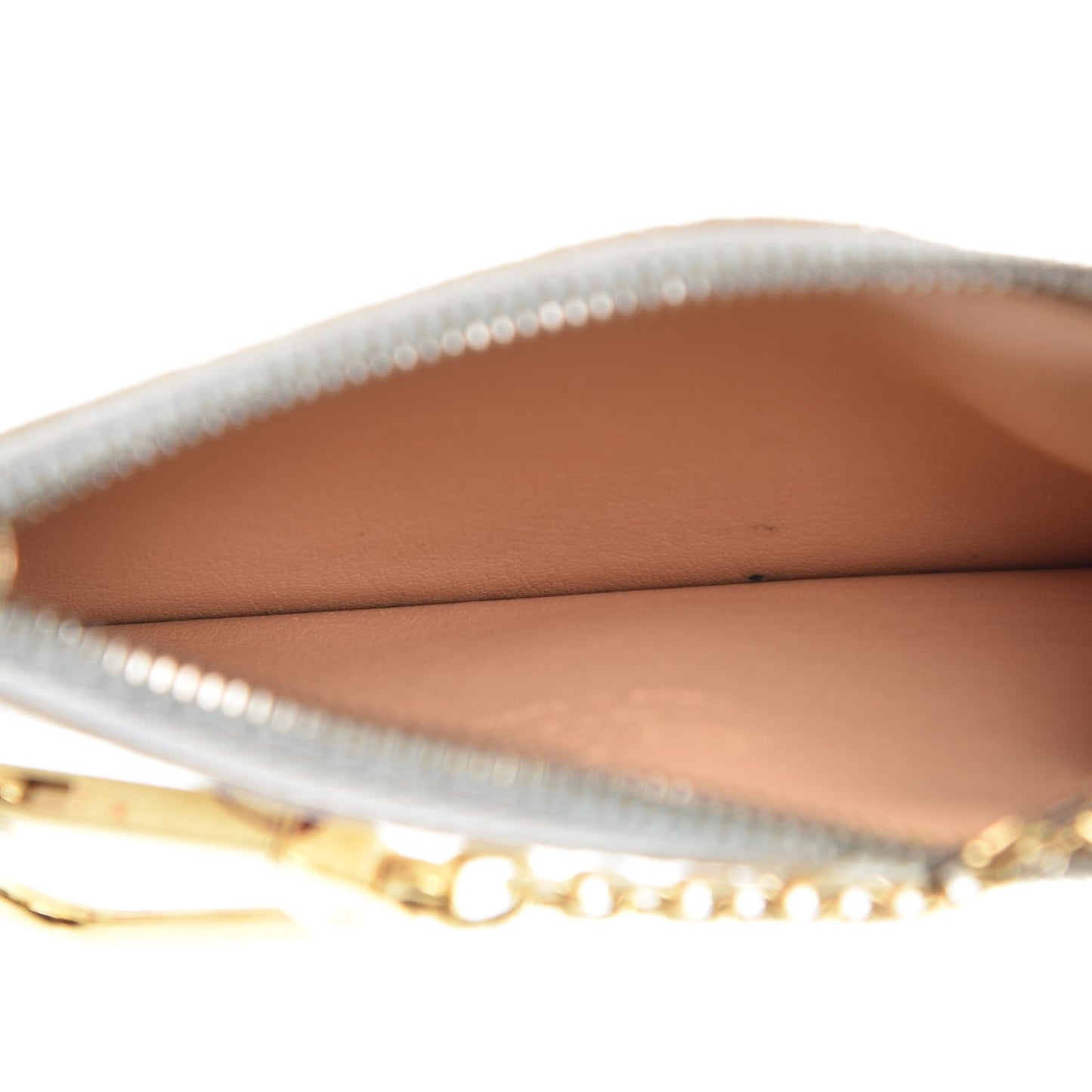 Monogram Multicolor Key Pouch White