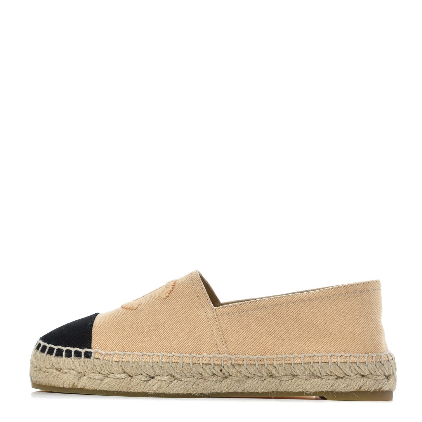 Denim CC Espadrilles 38 Beige Black