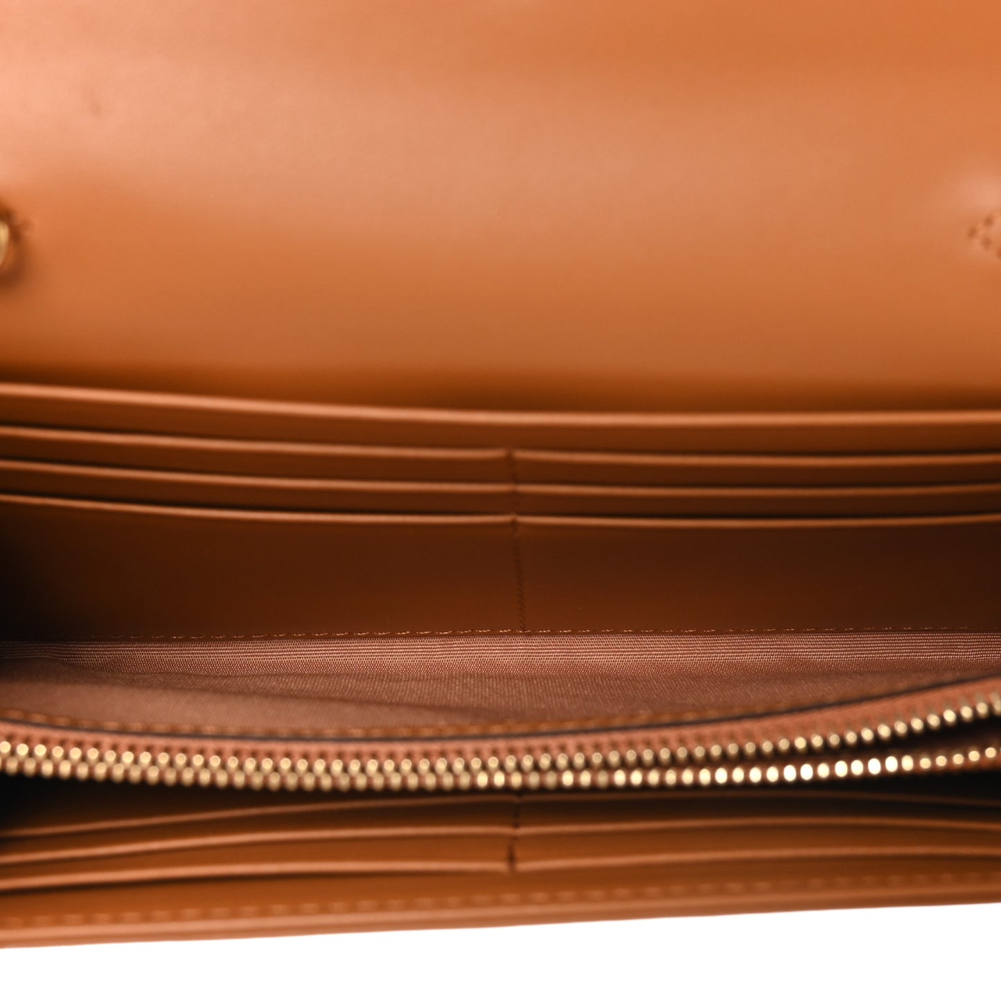 Visetos Large Patricia Chain Wallet Cognac