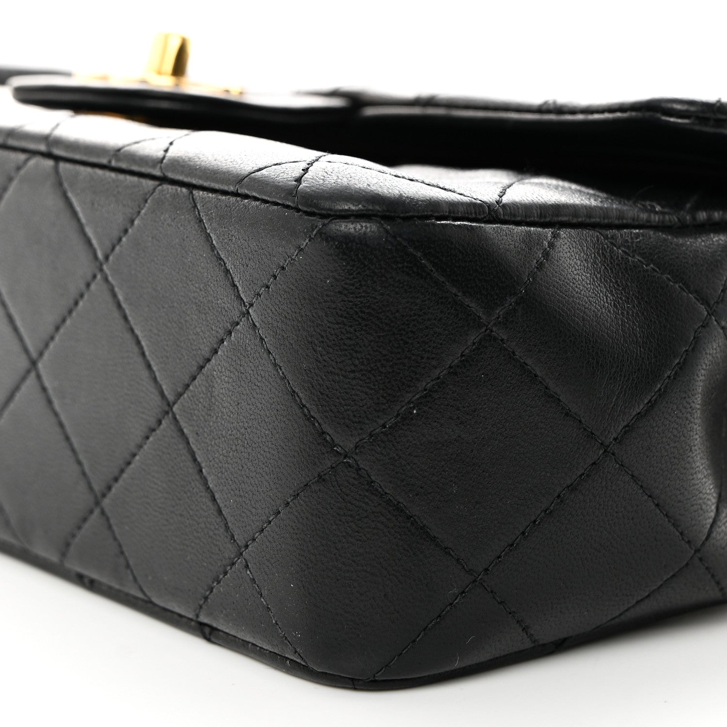 Chanel Lambskin Quilted Small Double Flap Black 10 of 10