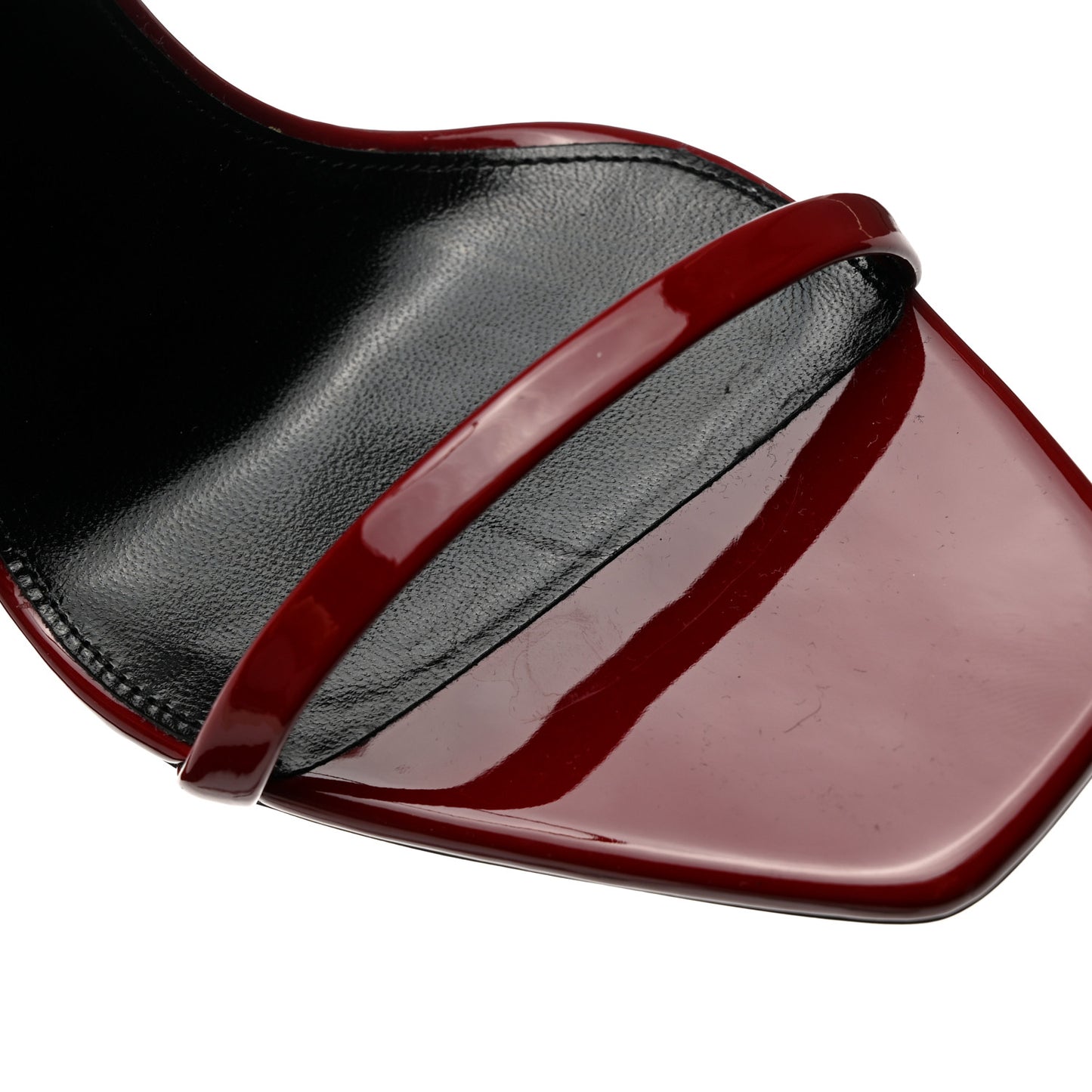 Patent Opyum 110 Sandals 38.5 Hot Red