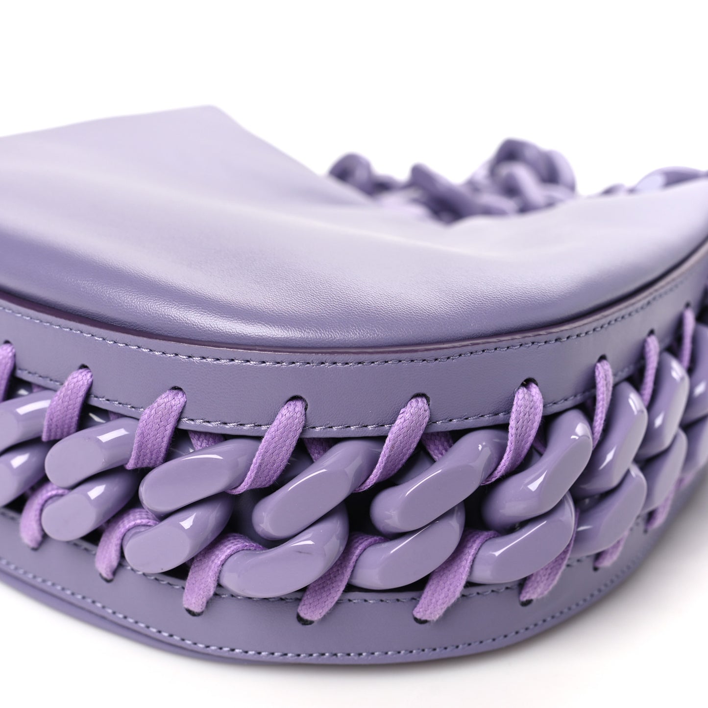 Eco Alter Nappa Small Frayme Puffer Shoulder Bag Grape