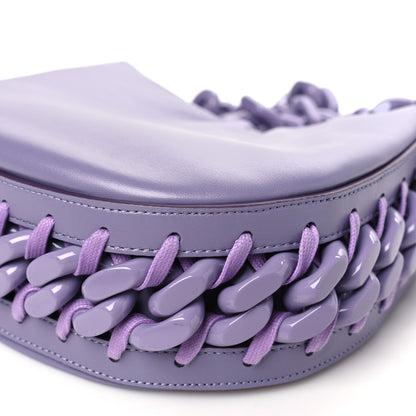 Stella McCartney Eco Alter Nappa Small Frayme Puffer Shoulder Bag Grape 9 of 9