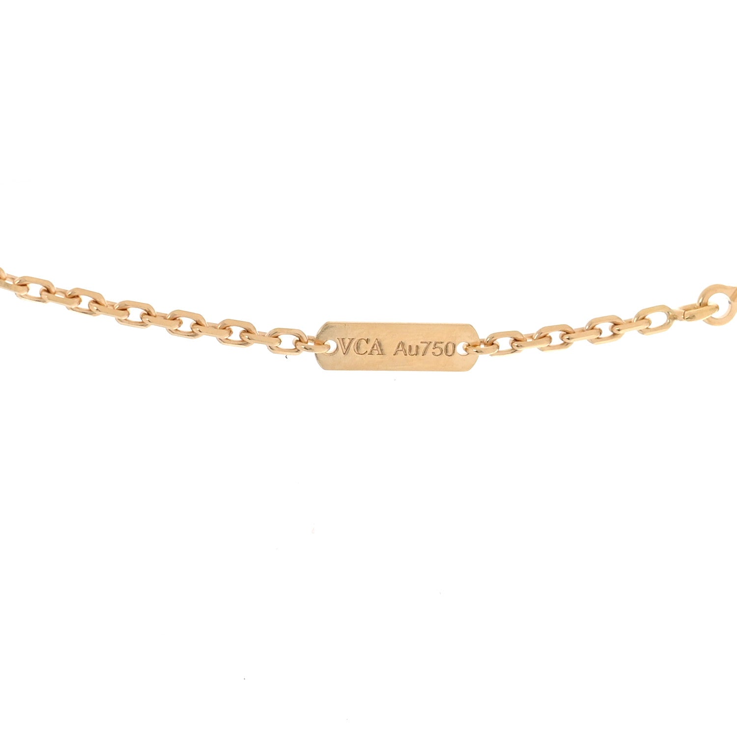 Van Cleef & Arpels 18K Yellow Gold Carnelian Magic Alhambra Long Necklace 3 of 5