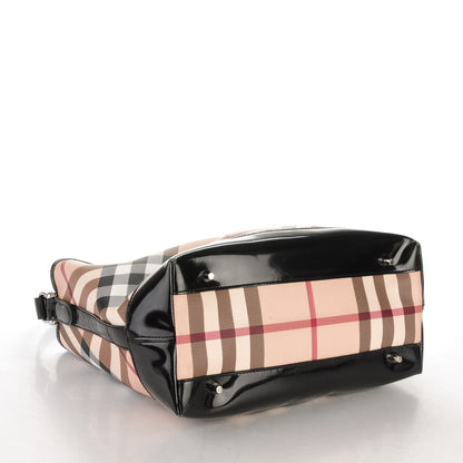Burberry Nova Check Hobo Black 4 of 8