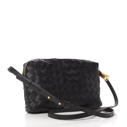 Bottega Veneta Nappa Intrecciato Mini Crossbody Black 3 of 10