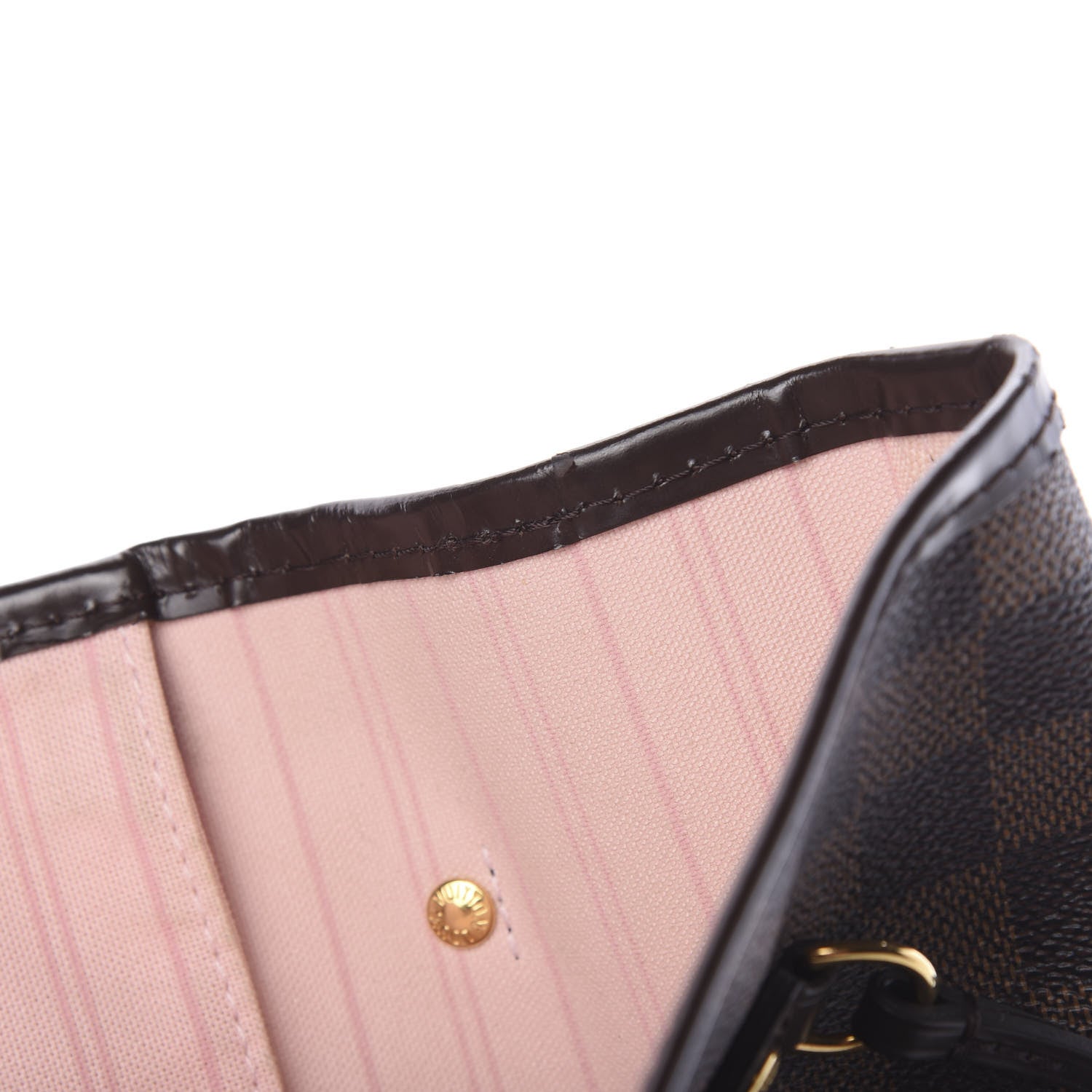 Louis Vuitton Damier Ebene Neo Neverfull MM Rose Ballerine 14 of 17