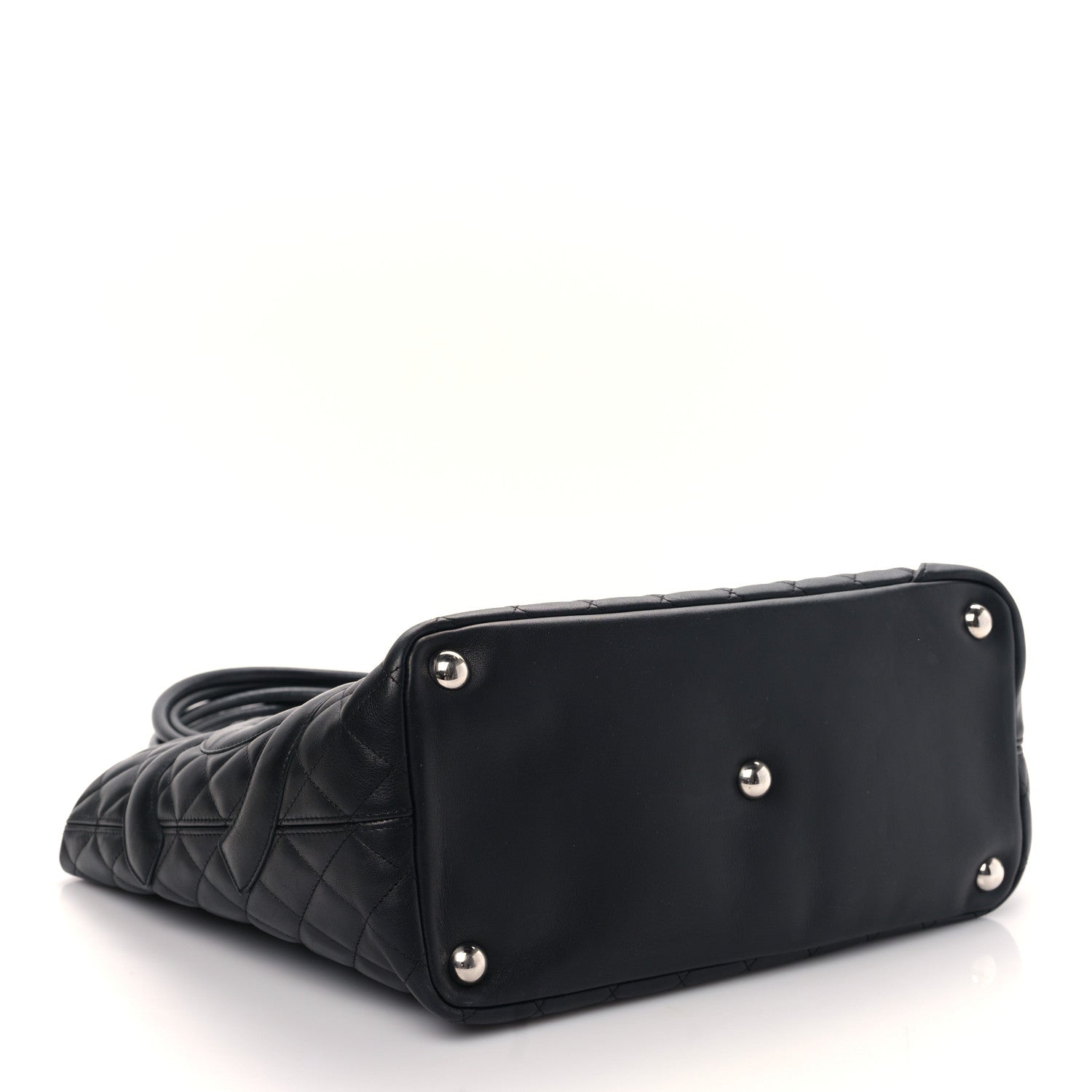 Chanel Calfskin Quilted Large Cambon Tote Black 4 of 9