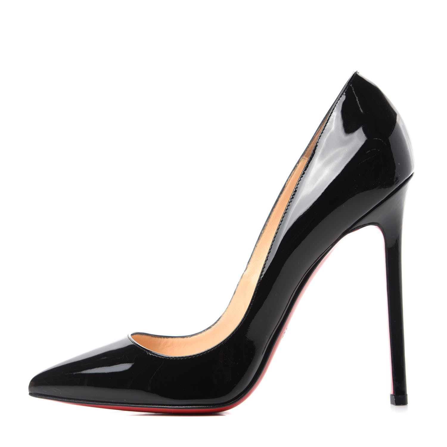 Christian Louboutin Patent Pigalle 120 Pumps 37 Black 1 of 9