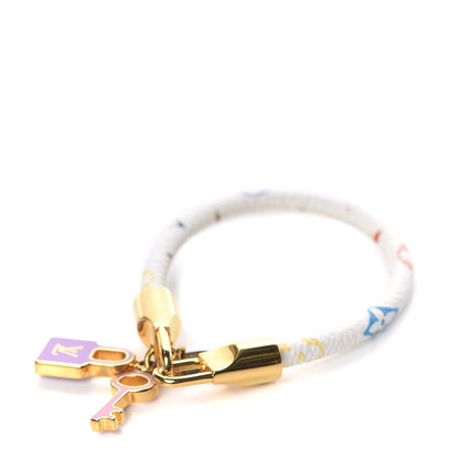 Louis Vuitton Monogram Multicolor Luck It Bracelet 17 White 1 of 6