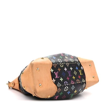 Louis Vuitton Monogram Multicolor Judy GM Black 4 of 9