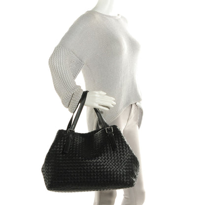 Bottega Veneta Nappa Intrecciato Large Seamless Tote Nero Black 2 of 8