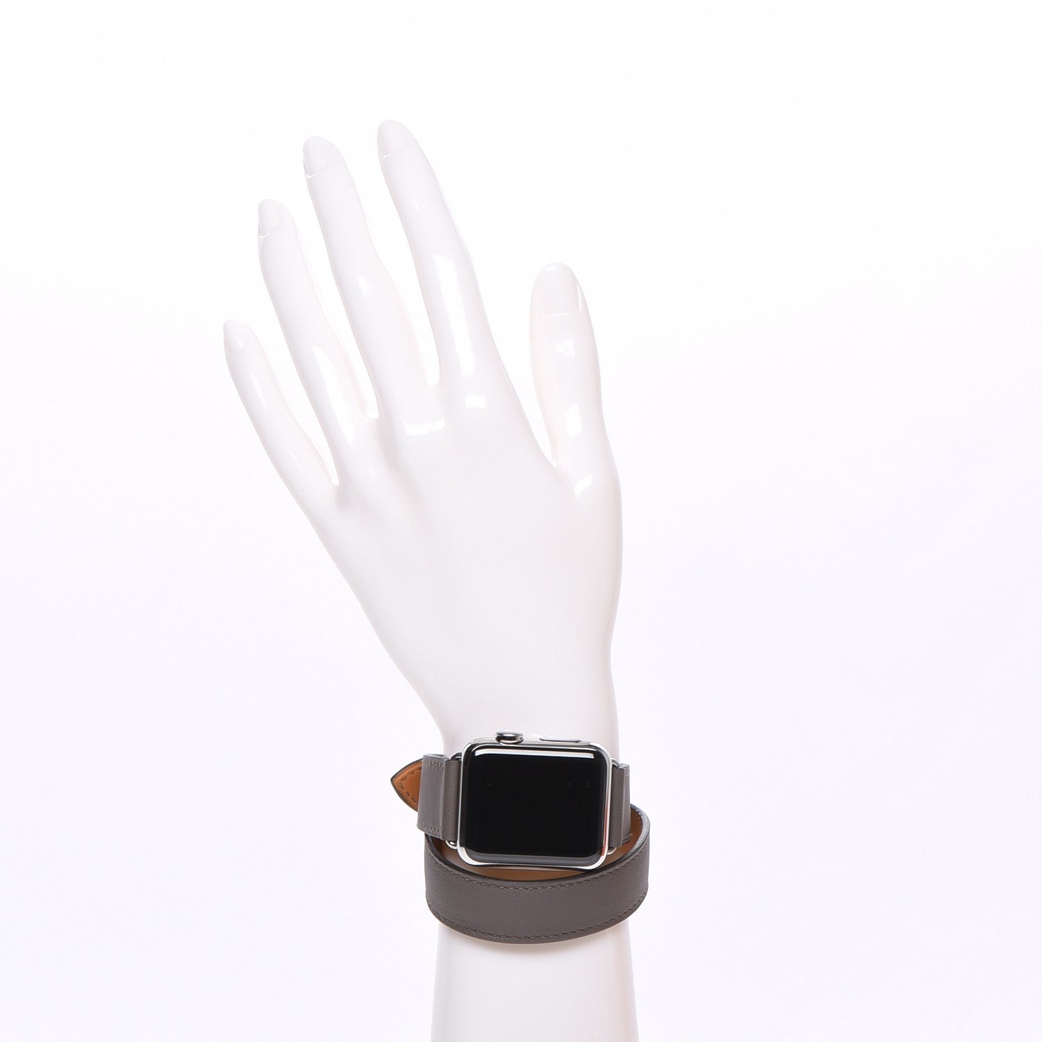 Hermes Swift 38mm Apple Watch Double Tour Etain 2 of 8