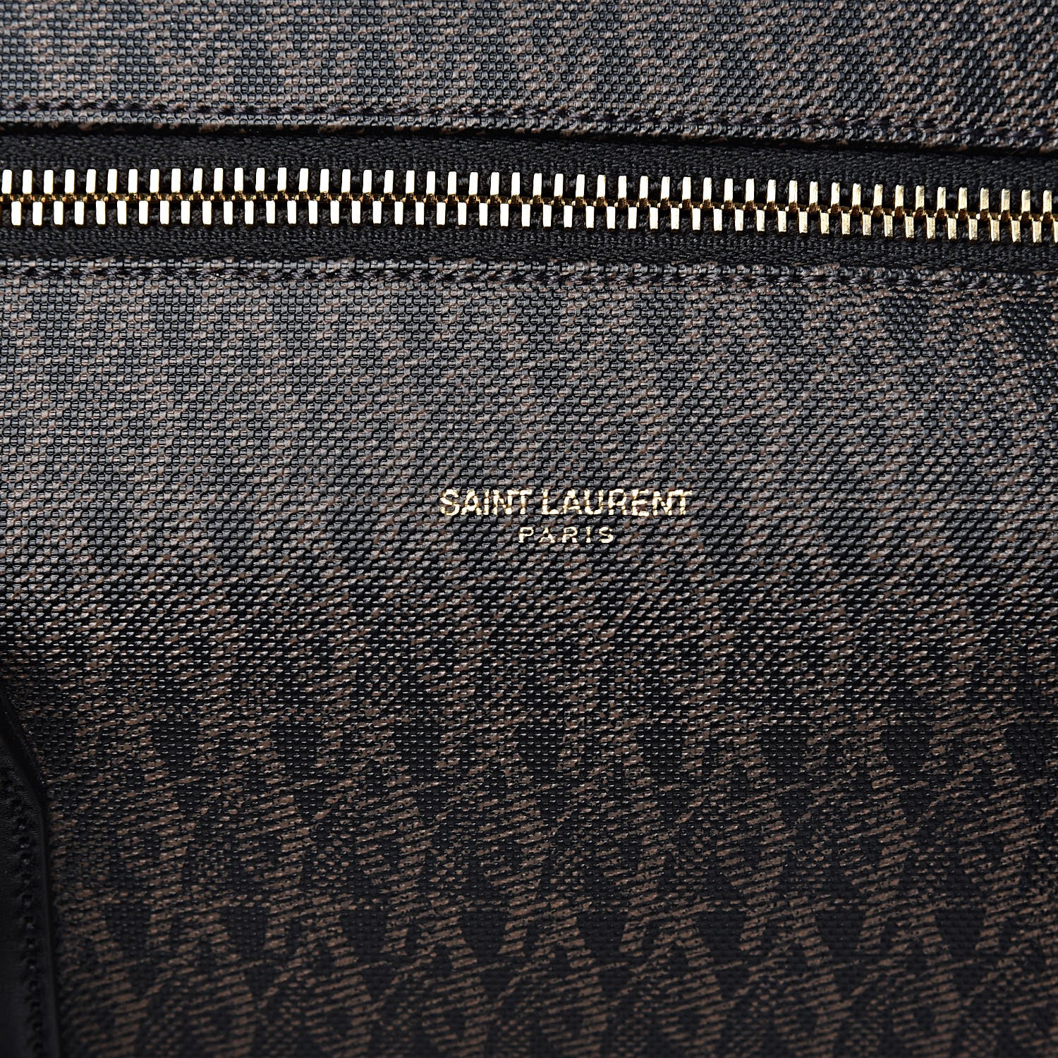Saint Laurent Toile Classic Monogram Hold-All Duffle Black 11 of 11