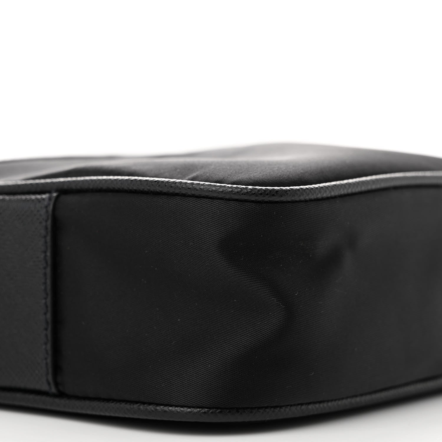 Prada Tessuto Nylon Saffiano Logo Camera Bag Black 9 of 10