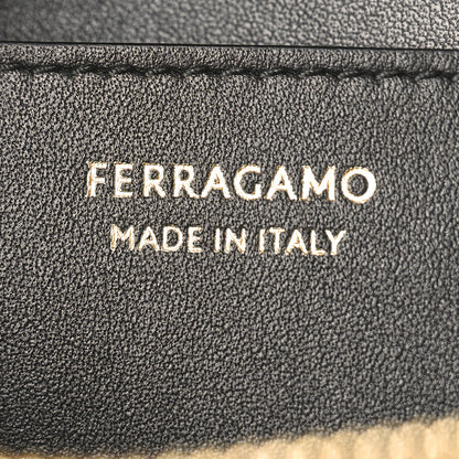 Salvatore Ferragamo Calfskin Gancio Small Camera Case Black 6 of 8