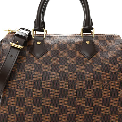 Louis Vuitton Damier Ebene Speedy Bandouliere 25 7 of 9