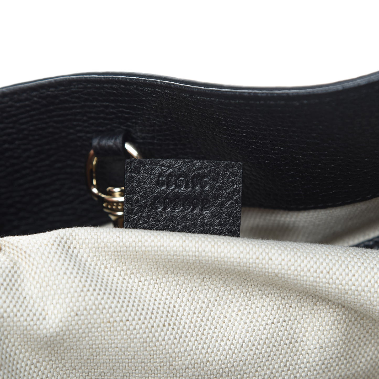Pebbled Calfskin Medium Soho Chain Shoulder Bag Black