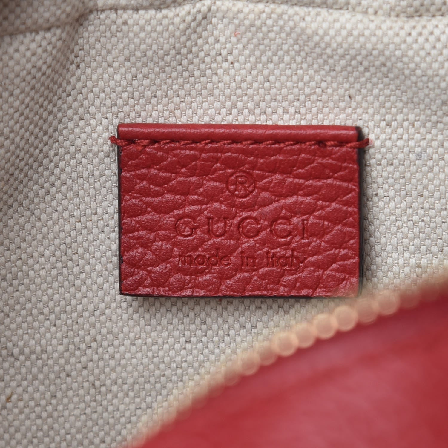 Gucci Grained Calfskin Sylvie Web Kingsnake Small Camera Bag Red Multicolor 6 of 9
