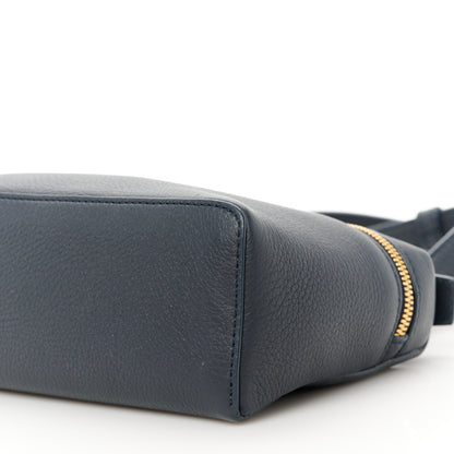 Loro Piana Grained Calfskin L19 Extra Pocket Pouch Navy 9 of 9