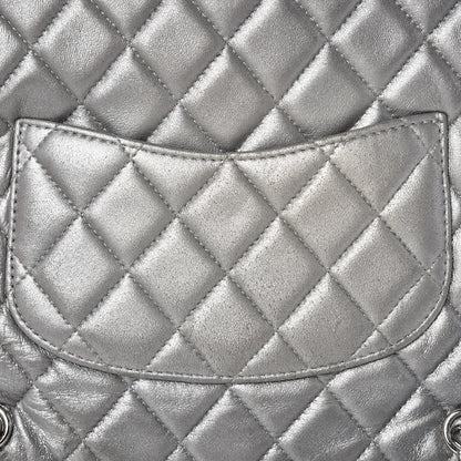 Chanel Metallic Lambskin Quilted Large In Seoul Backpack Silver 8 of 11