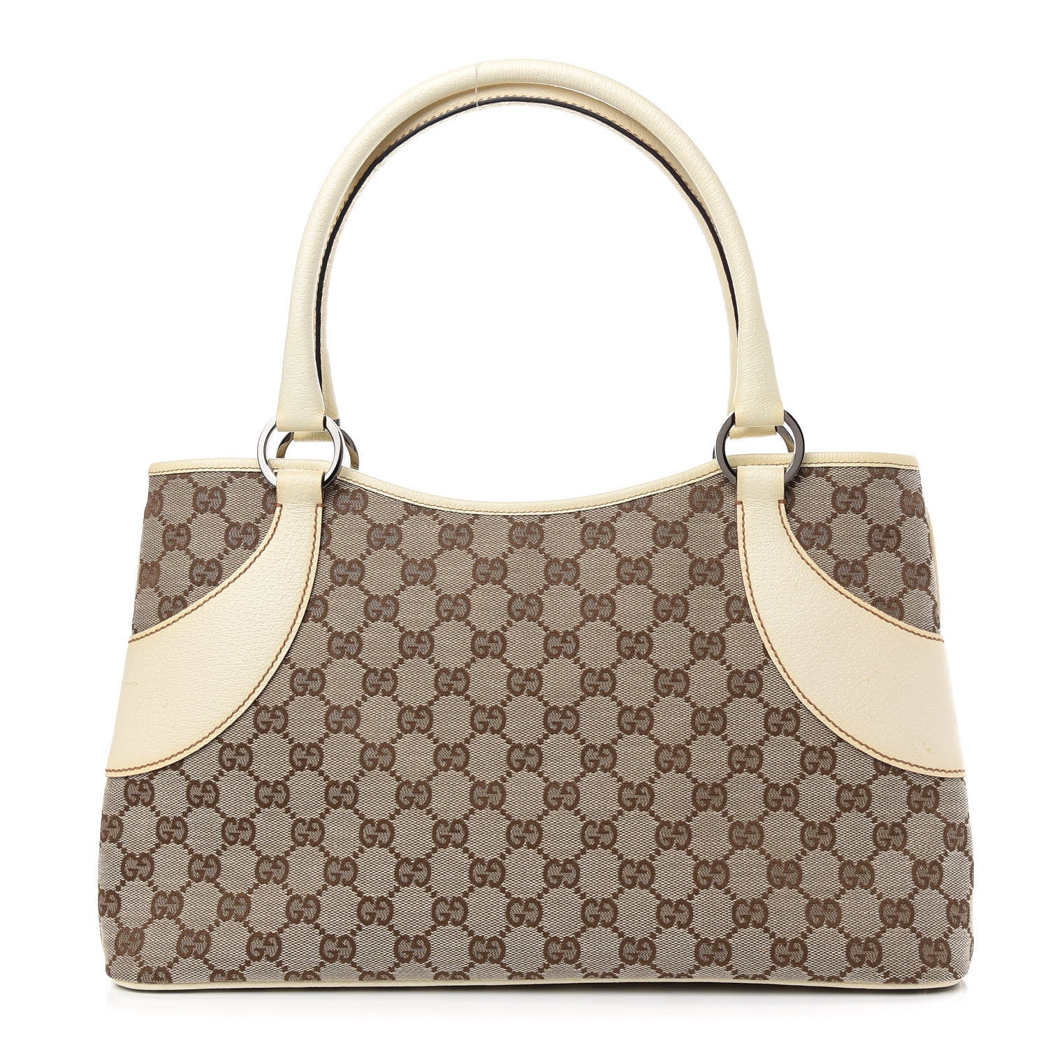 Gucci Monogram Shoulder Bag Off White 1 of 9
