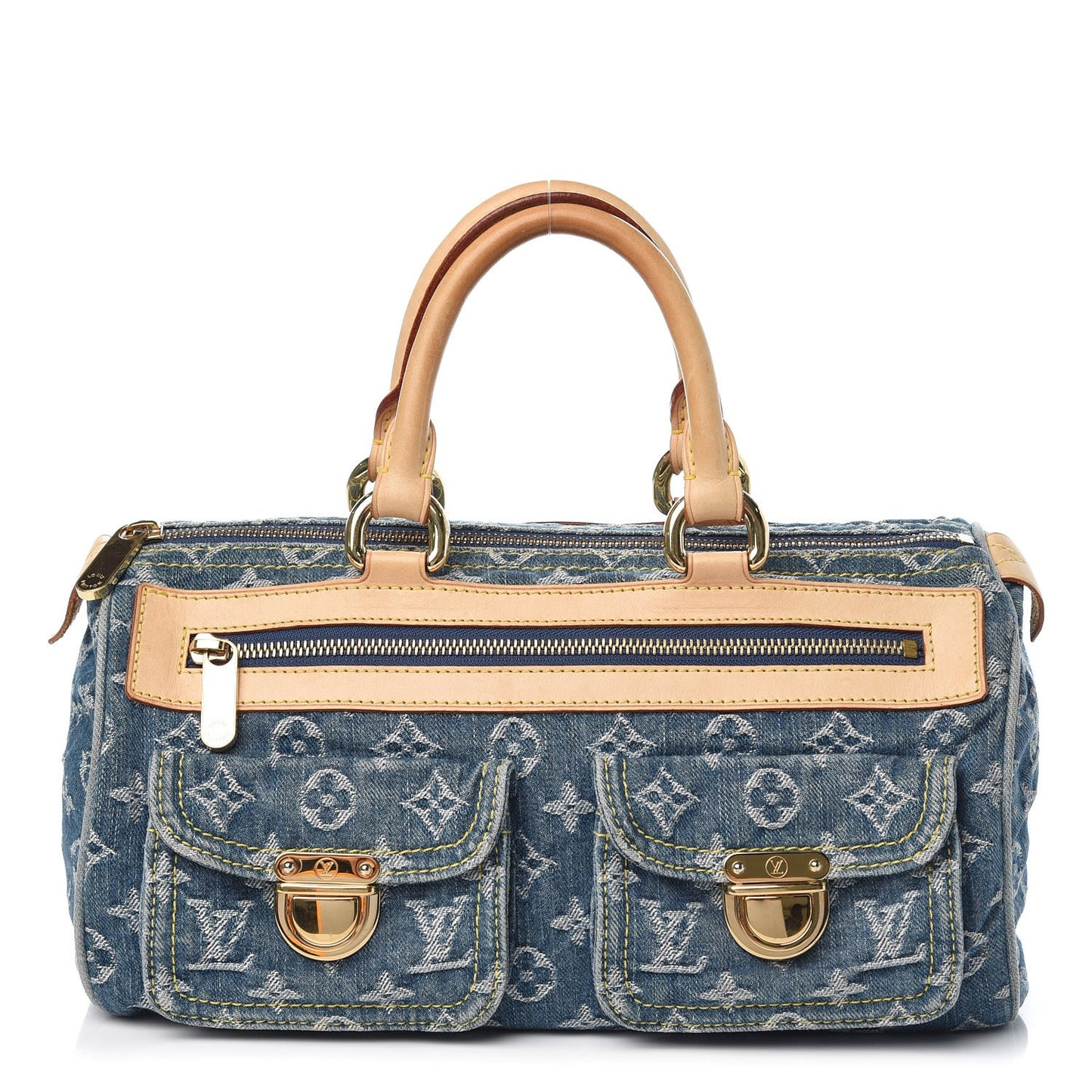 Monogram Denim Neo Speedy Blue
