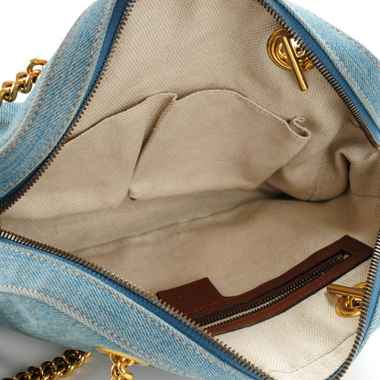 Gucci Denim Small Soho Bowler Blue 5 of 7
