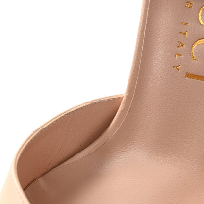 Gucci Malaga Kid Interlocking G Ankle Strap Platform Pumps 40 Skin Rose 10 of 11