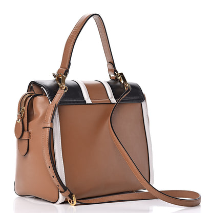 Lanvin Calfskin Small Jiji Top Handle Camel 3 of 11
