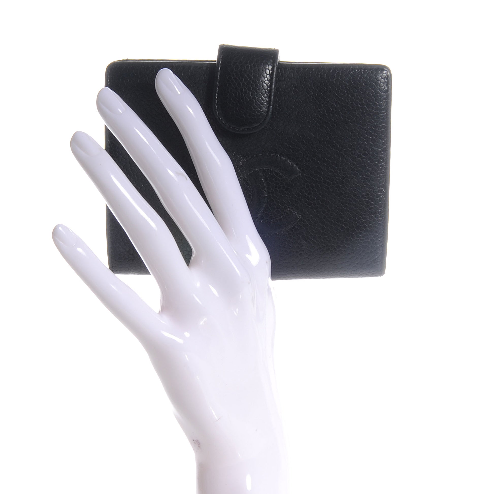 Chanel Caviar CC Wallet Black 2 of 9