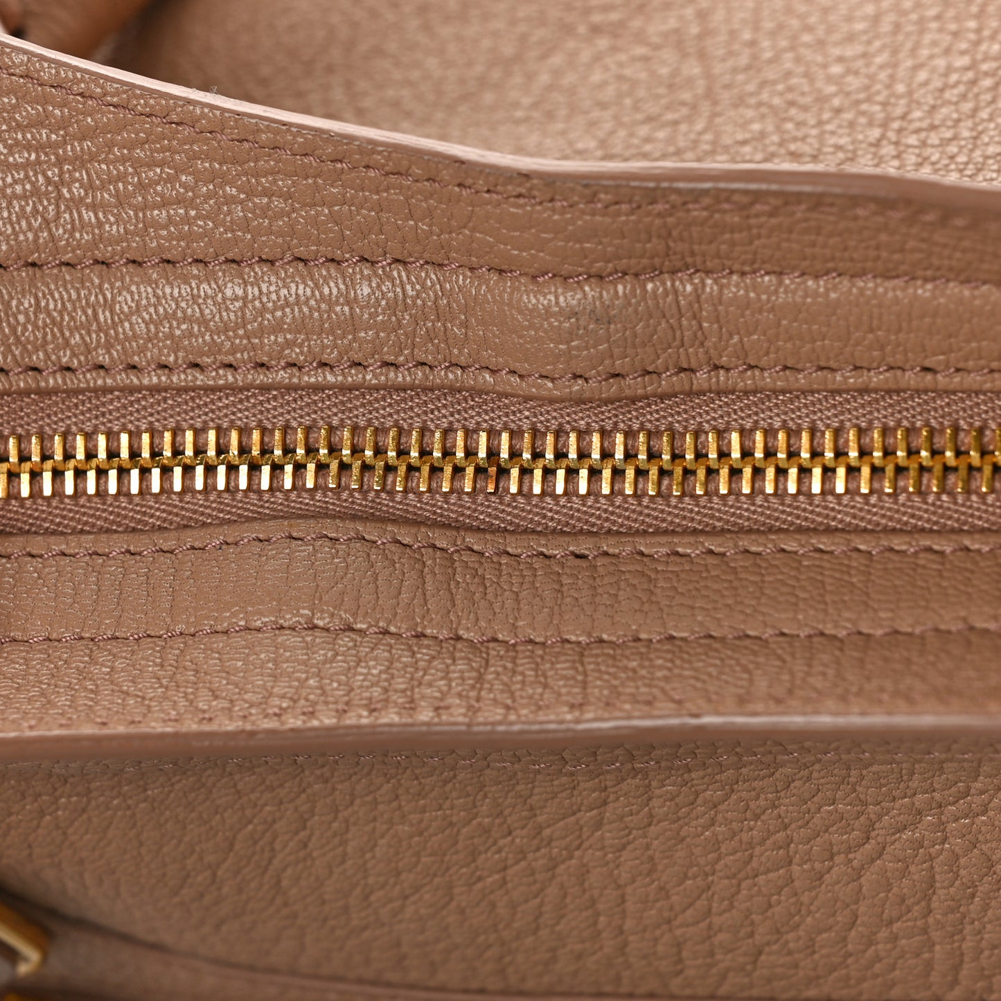 Chevre Gold Metallic Edge Hardware City Rose Des Sables