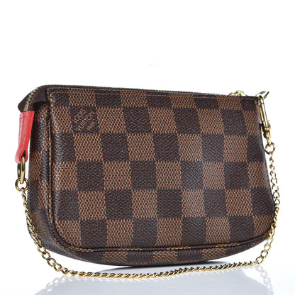 Louis Vuitton Damier Ebene 2016 Christmas Animation Mini Pochette Accessories 3 of 7