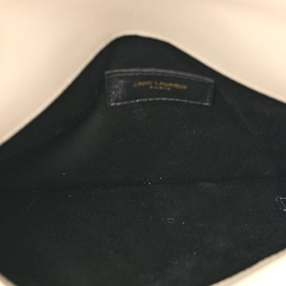 Saint Laurent Grain De Poudre Uptown Pouch Crema Soft 5 of 7