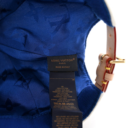 Louis Vuitton Cotton Monogram Jacquard LV Match Cap Blue 8 of 10