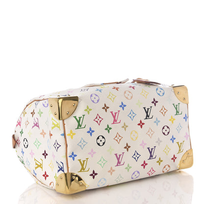 Louis Vuitton Monogram Multicolor Speedy 30 White 3 of 7