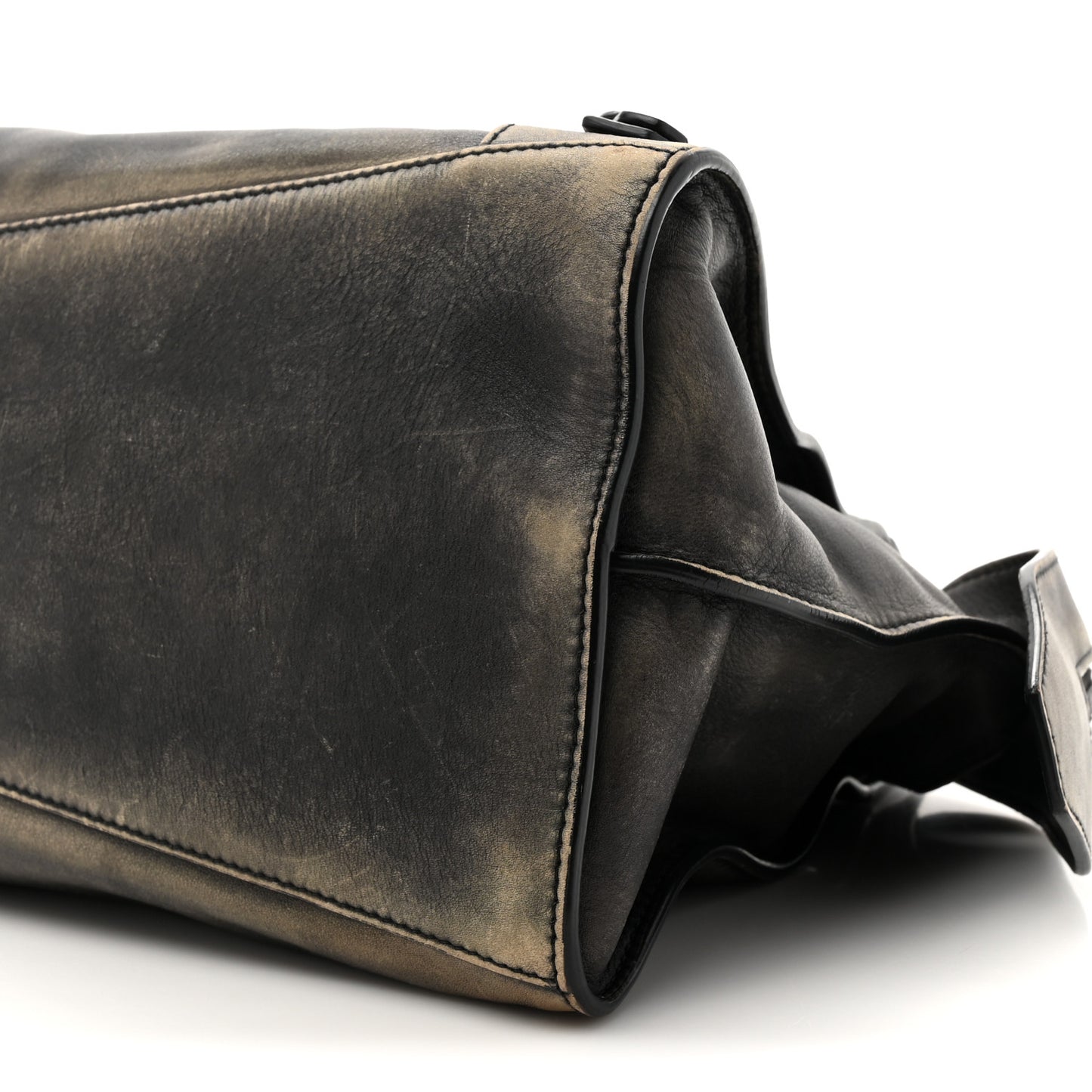Used Calfskin Rust Hardware Neo Classic City Black