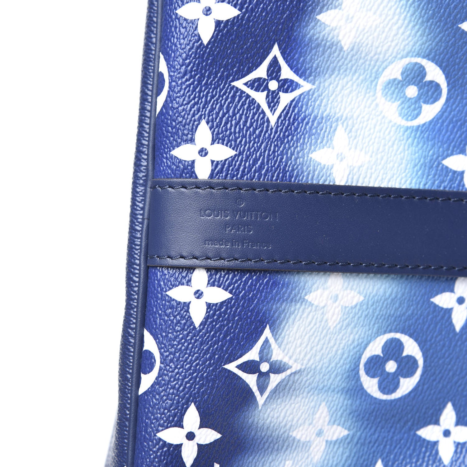 Louis Vuitton Monogram Escale Keepall Bandouliere 50 Blue 5 of 9