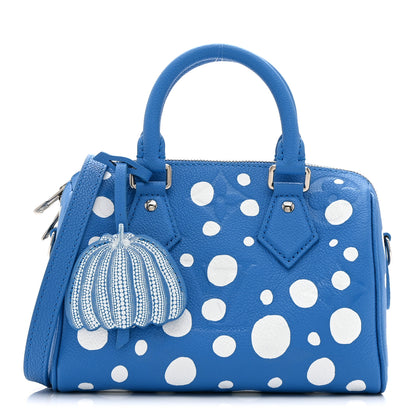 Louis Vuitton LV X YK Empreinte Speedy Bandouliere 20 Blue White 1 of 9