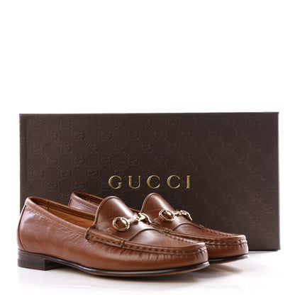 Gucci Goatskin Womens 1953 Horsebit Loafers 35 Cuir 9 of 9