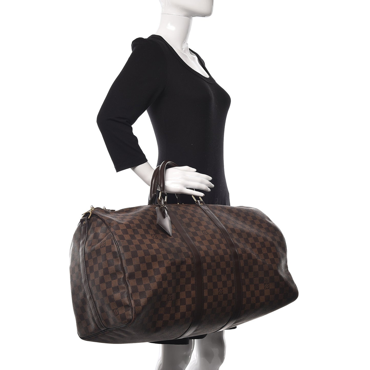 Damier Ebene Keepall Bandouliere 55