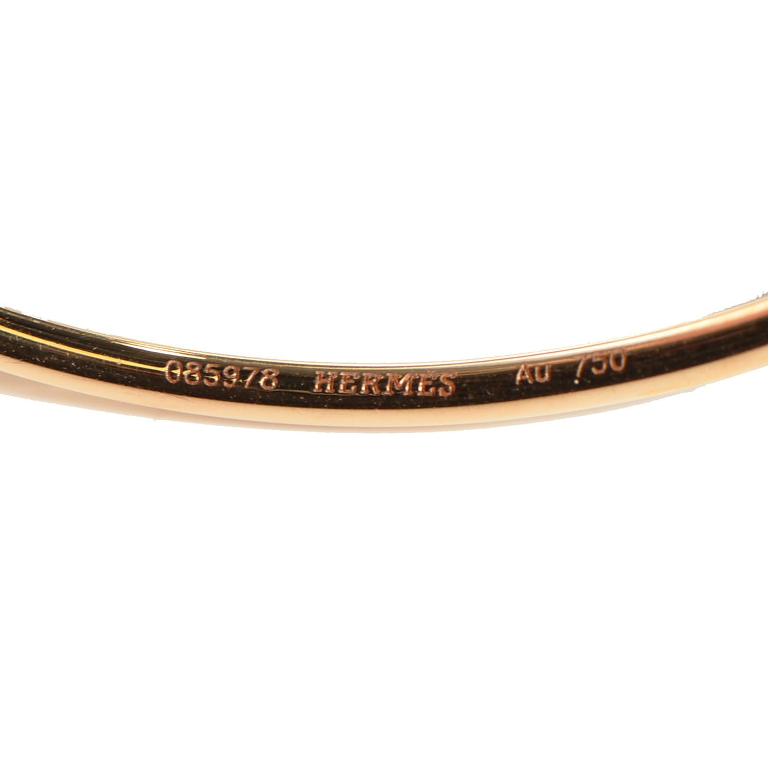 Hermes 18K Rose Gold Nausicaa PM Small Bracelet 6 of 7