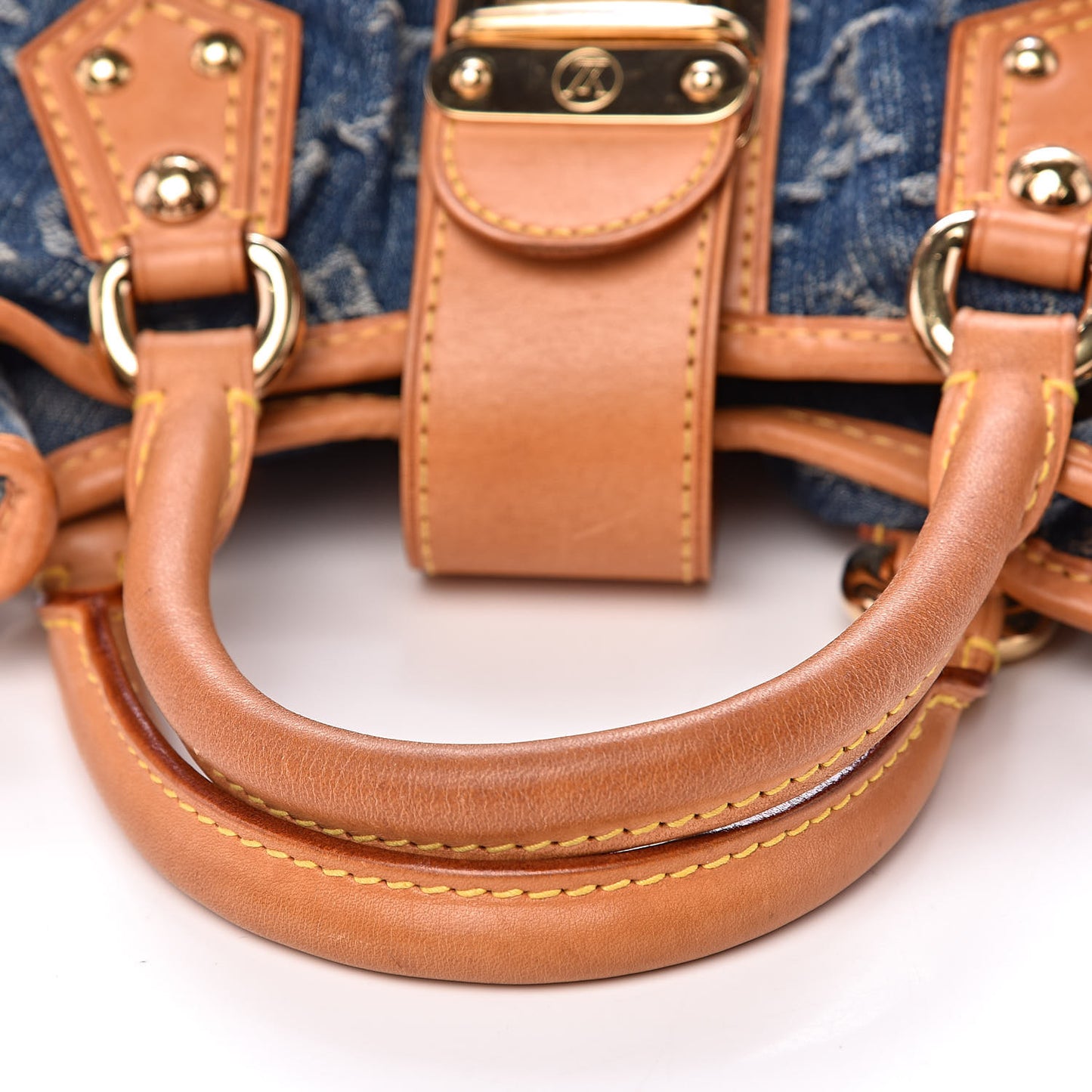 Monogram Denim Pleaty Blue
