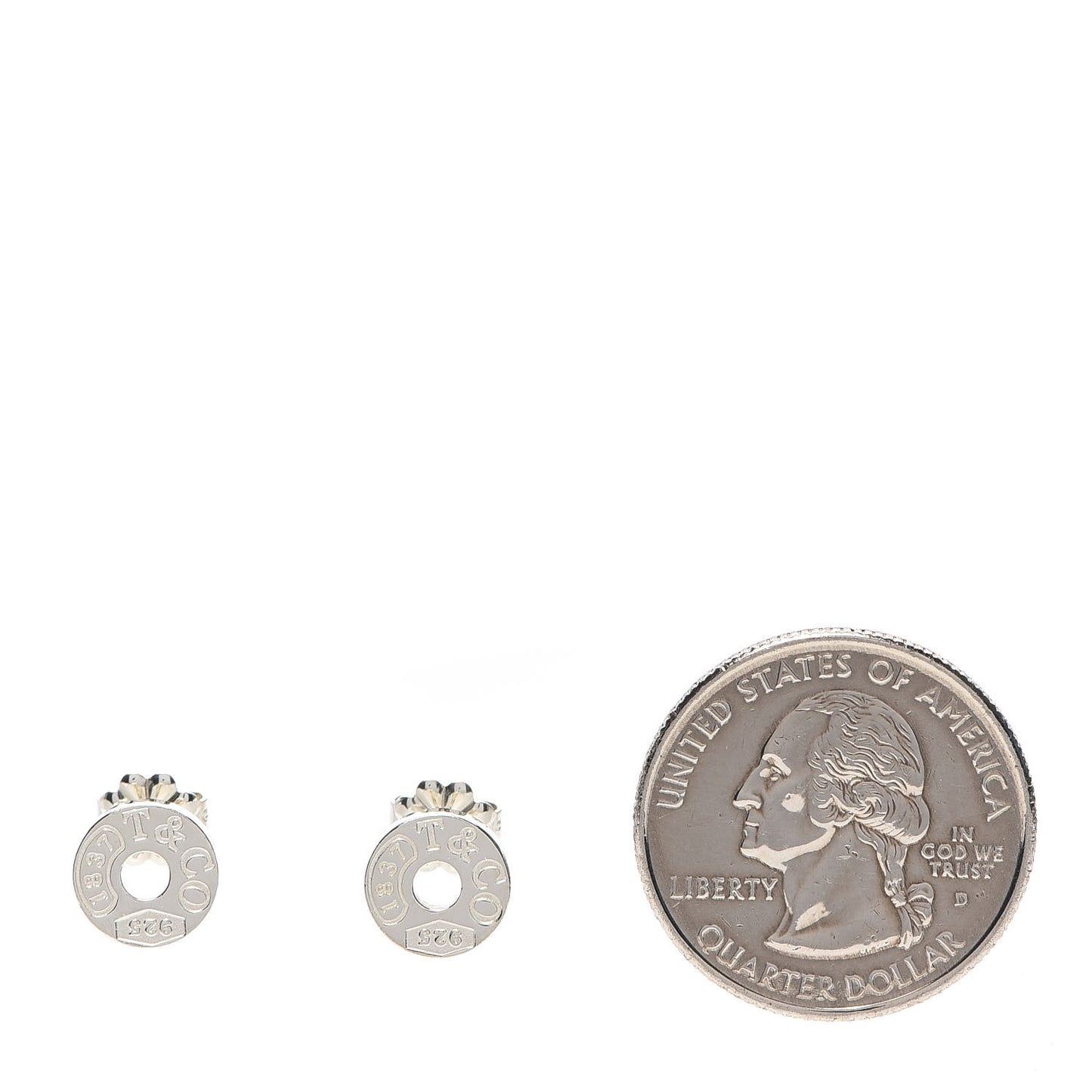 Sterling Silver 1837 Circle Earrings